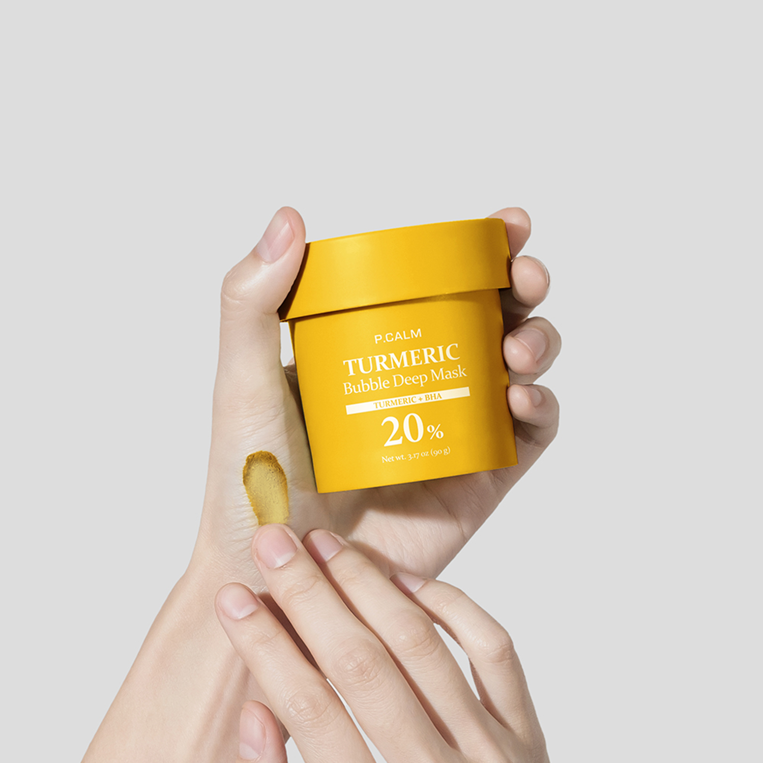 P.CALM TURMERIC Bubble Deep Mask