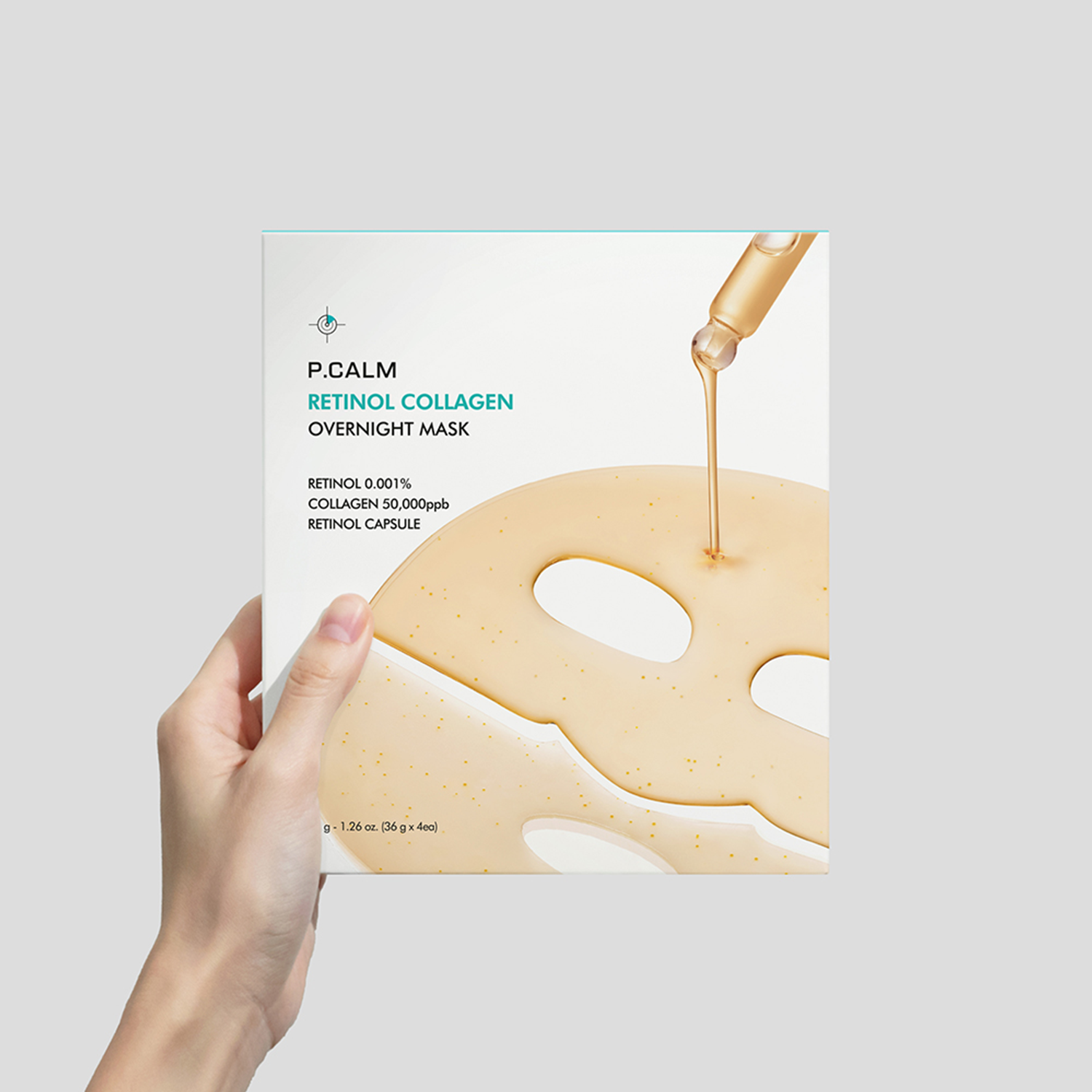 P.CALM Retinol Collagen Overnight Mask x 4