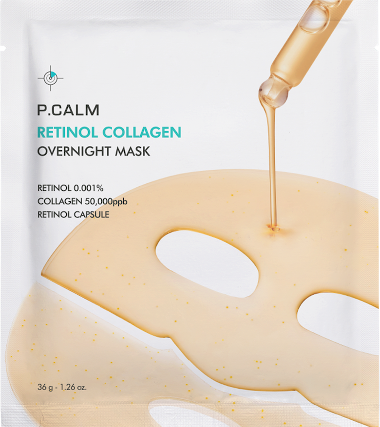 P.CALM Retinol Collagen Overnight Mask x 4