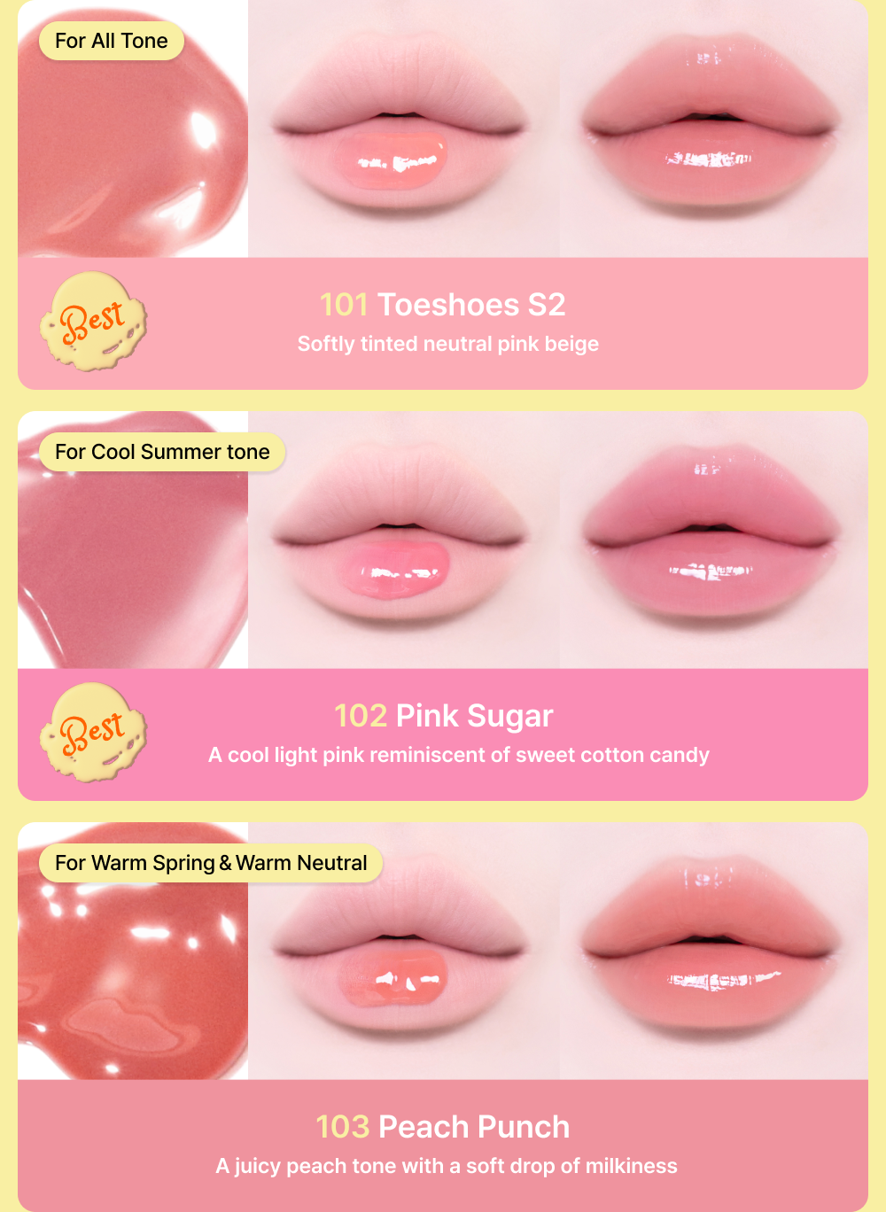 Tiptoe Glowit Sorbet Tint