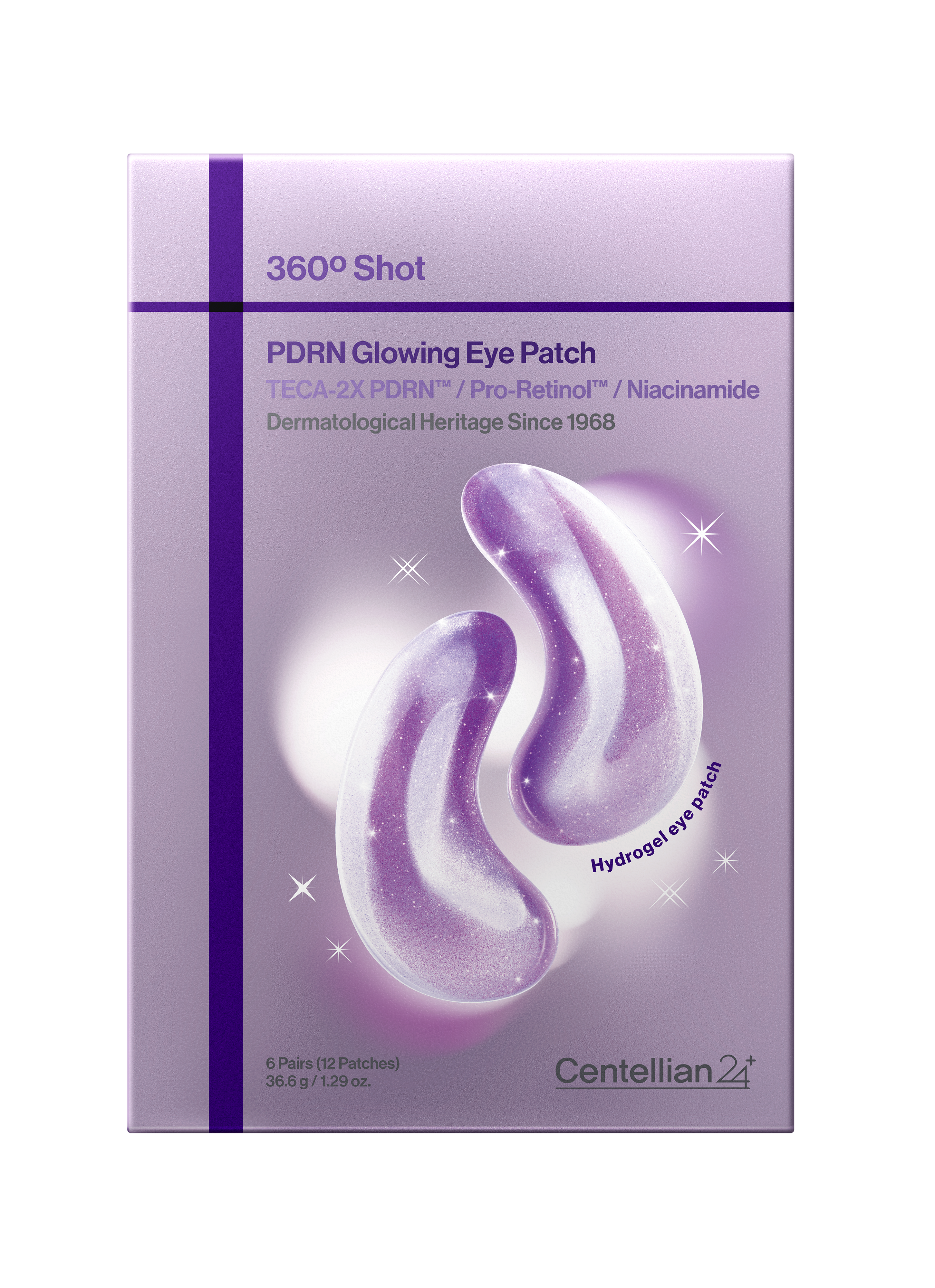 Centellian24 360 Shot PDRN Glowing Eye Patch - front