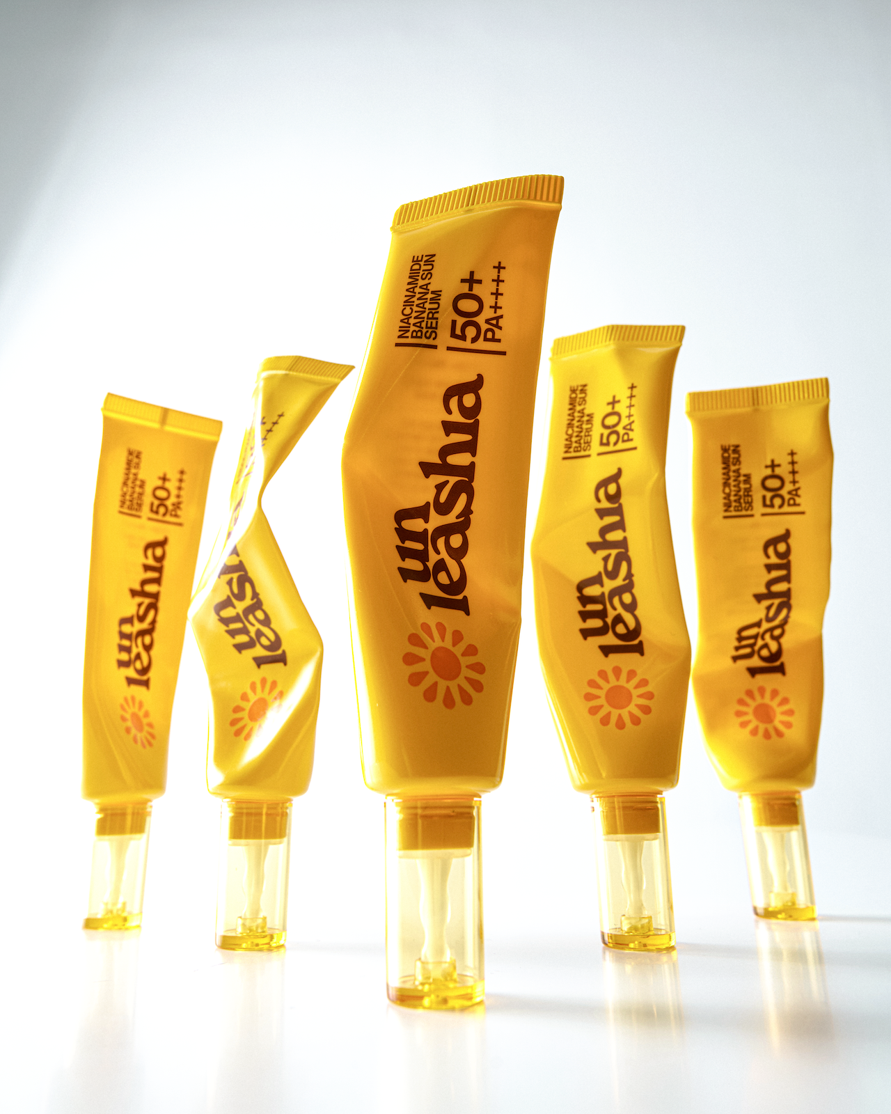 Unleashia Niacinamide Banana Sun Serum 40ml - side view