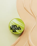 Unleashia Satin Wear Healthy-Green Cushion - texture