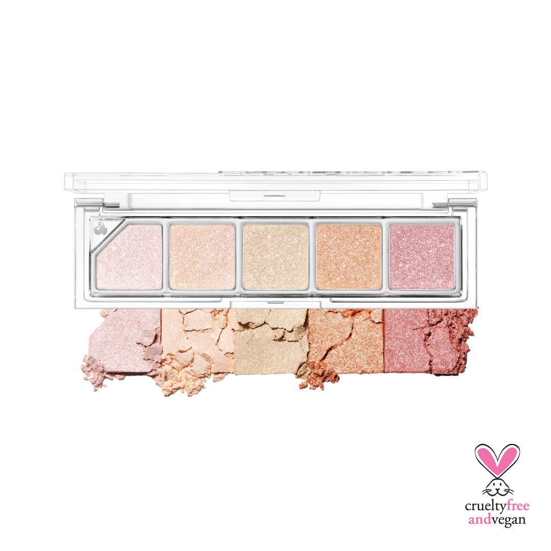Unleashia Mood Shower Face Palette Ballerina & Ballerino - front