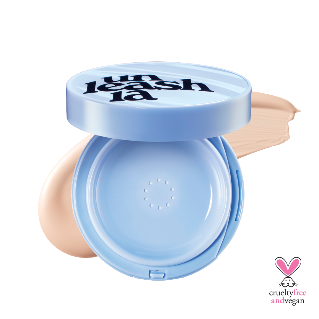 Unleashia Babe Skin Baby Blue Cushion 15g - open cushion