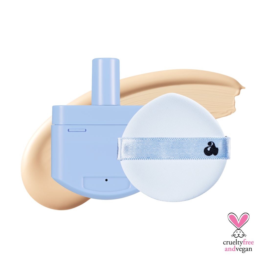Unleashia Babe Skin Baby Blue Cushion Re-Feel 15g - open cushion