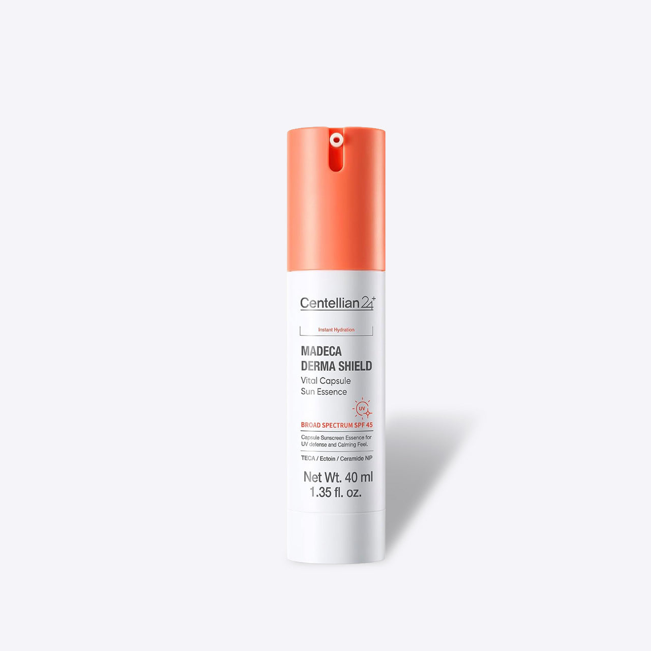 Centellian24 Madeca Derma Shield Vital Capsule Sun Essence 40ml - side view
