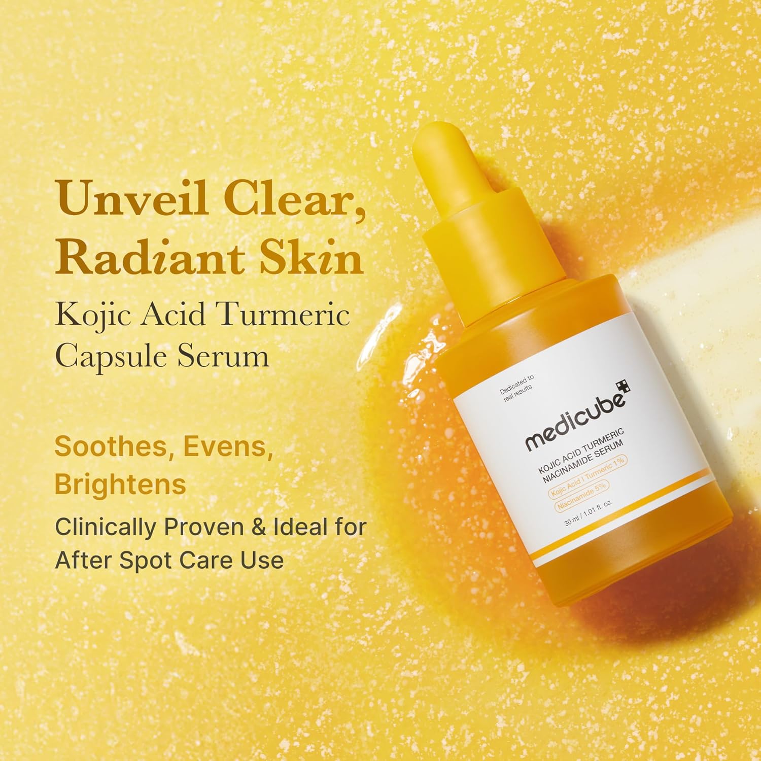 Medicube Kojic Acid Turmeric Niacinamide Serum - serum texture