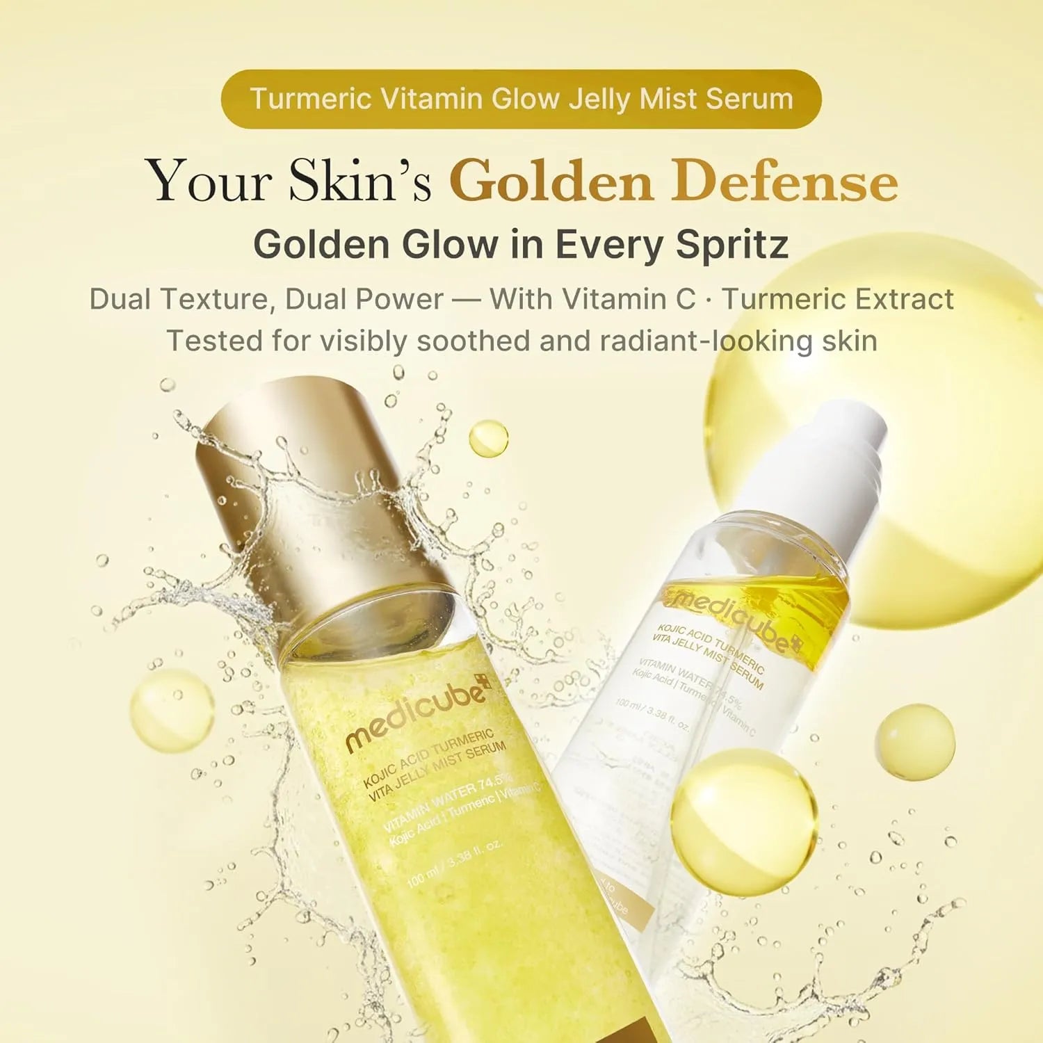 Medicube Kojic Acid Turmeric Vita Jelly Mist Serum - mist spray
