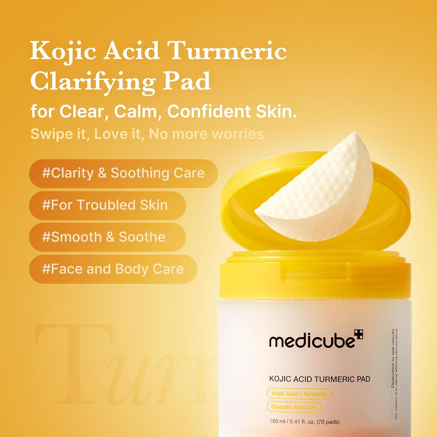 Medicube Kojic Acid Turmeric Toner Pad - lifestyle