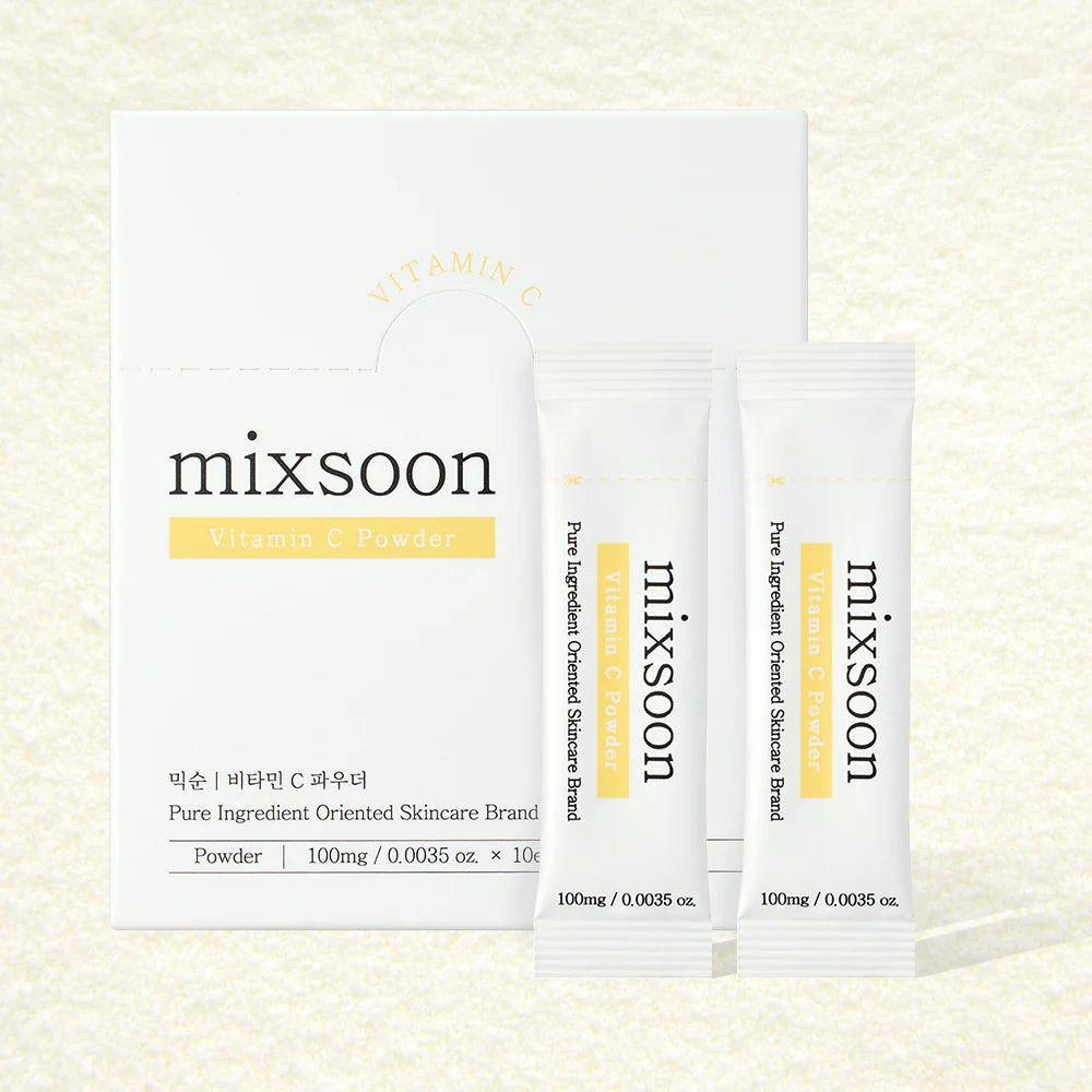 mixsoon Vitamin C Powder 100mg*10ea single-dose powder texture and finish