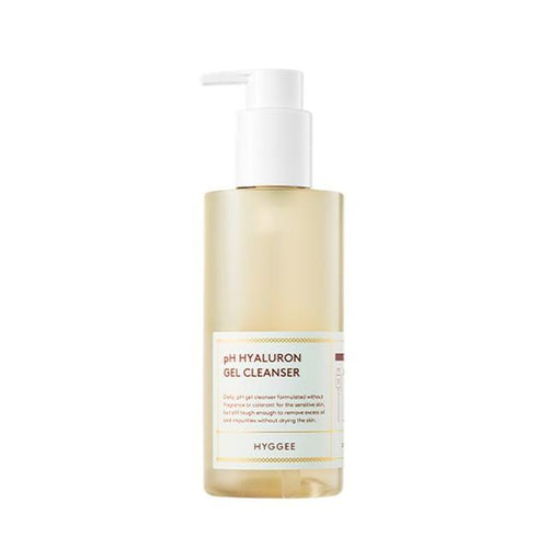 HYGGEE pH Hyaluron Gel Cleanser 200ml - low pH Korean face wash with 8 hyaluronic acids