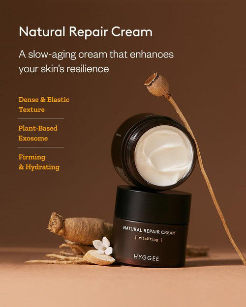 HYGGEE Natural Repair Cream 50ml - open jar texture