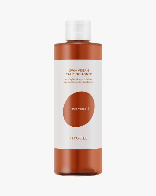 HYGGEE Own Vegan Calming Toner 250ml - Korean skincare toner with 7-fold hyaluronic acid
