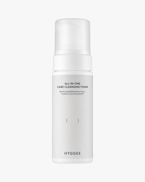HYGGEE All-In-One Care Cleansing Foam 150ml - probiotic Korean face wash with Birch Sap