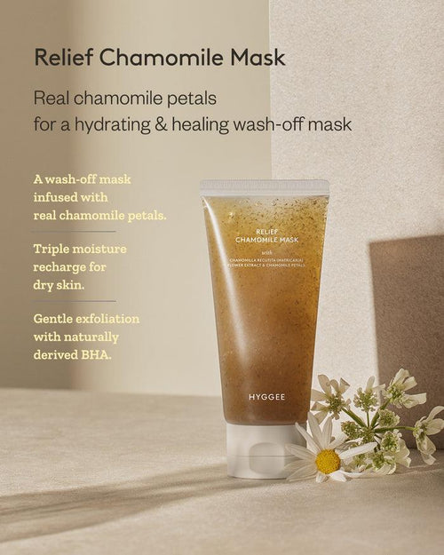 HYGGEE Relief Chamomile Mask 95ml - mask texture