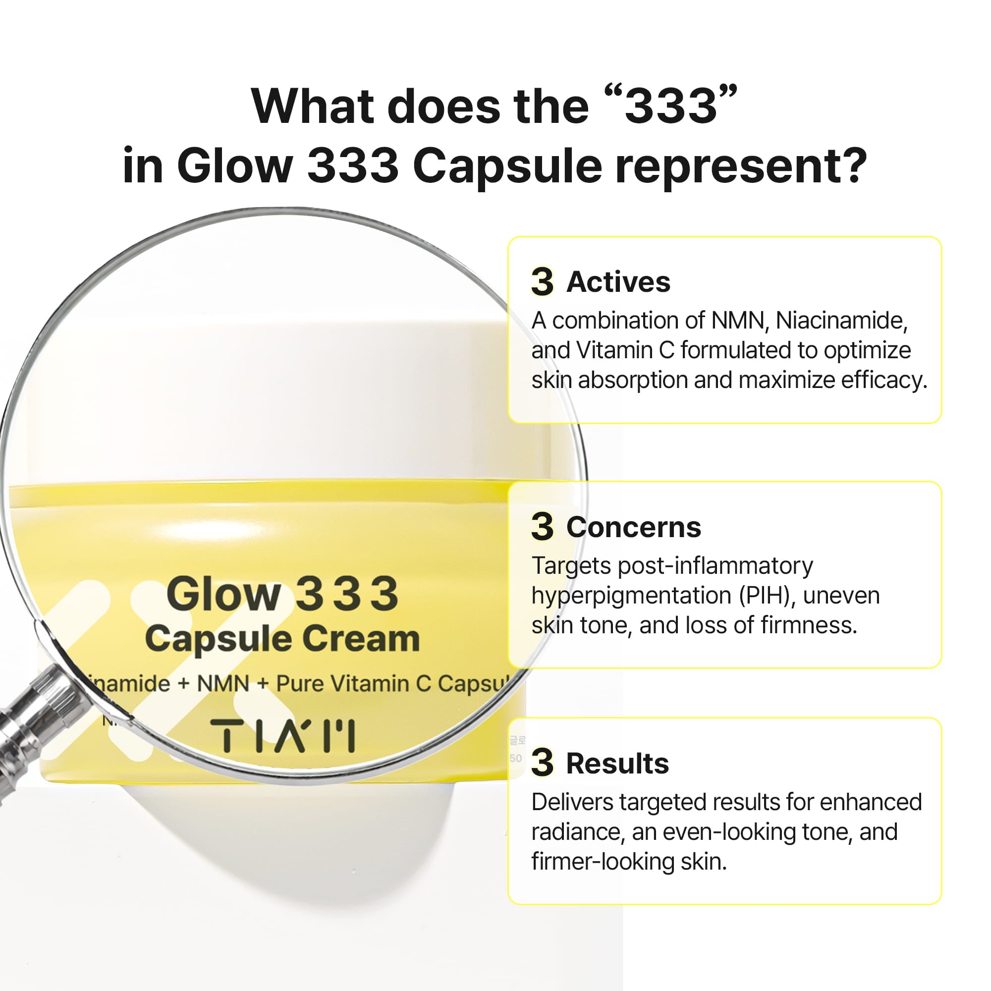 TIAM Glow 333 Capsule Cream 50ml