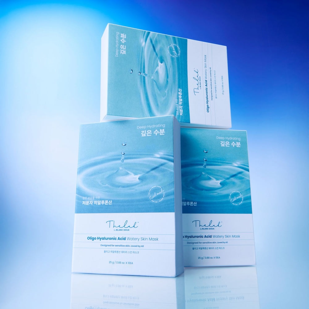 THE LAB by BLANC DOUX Oligo Hyaluronic Acid Watery Skin Mask x 10