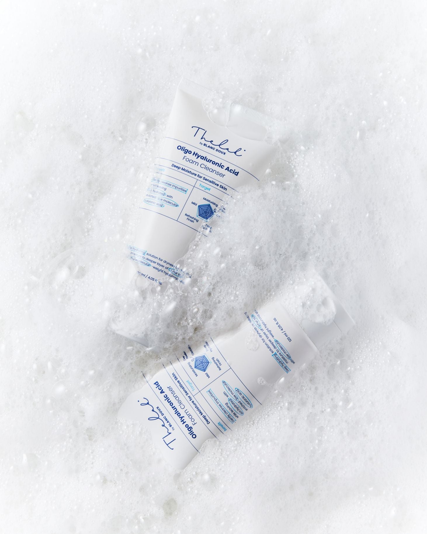 THE LAB by BLANC DOUX Oligo Hyaluronic Acid Foam Cleanser 120ml
