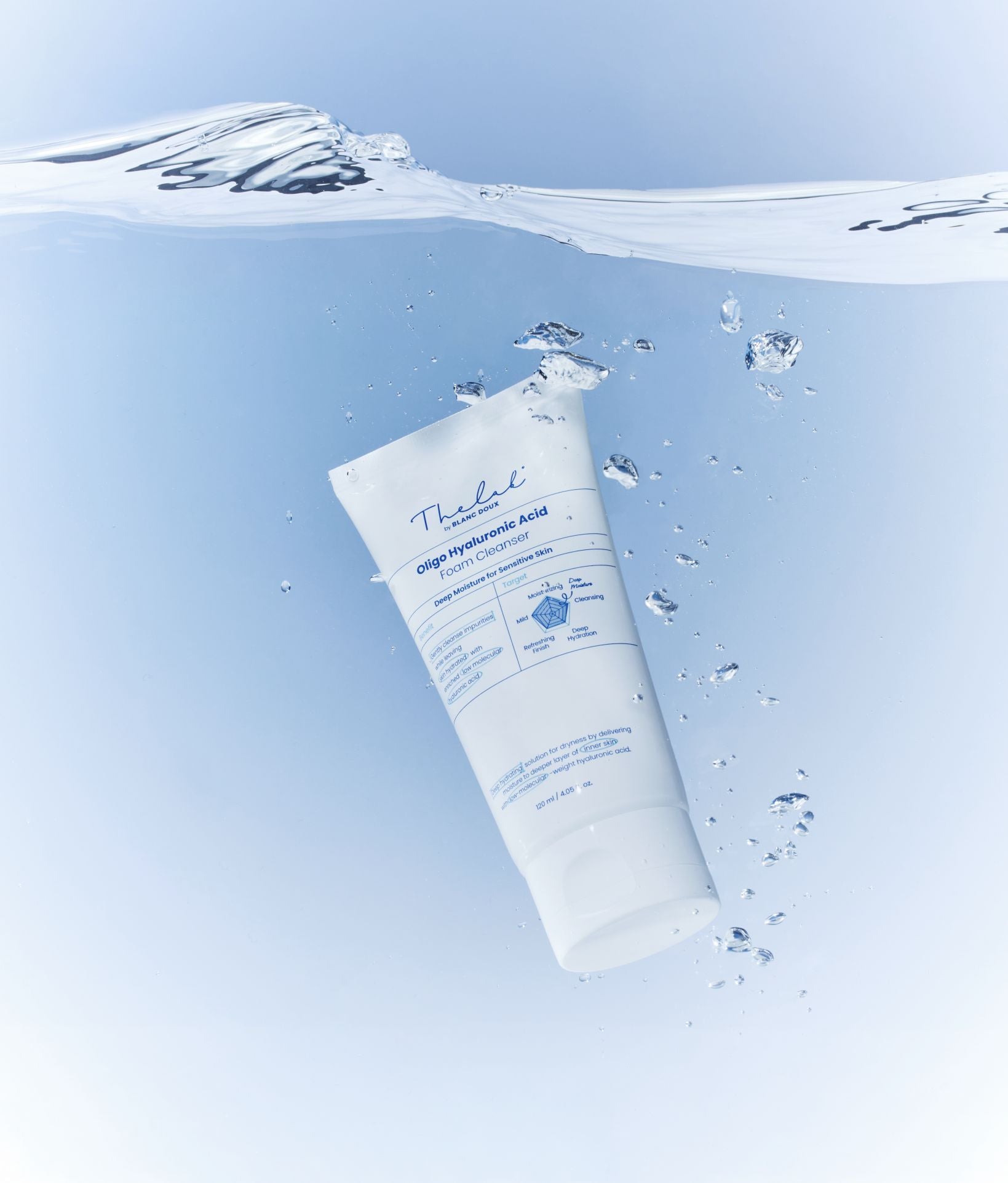 THE LAB by BLANC DOUX Oligo Hyaluronic Acid Foam Cleanser 120ml