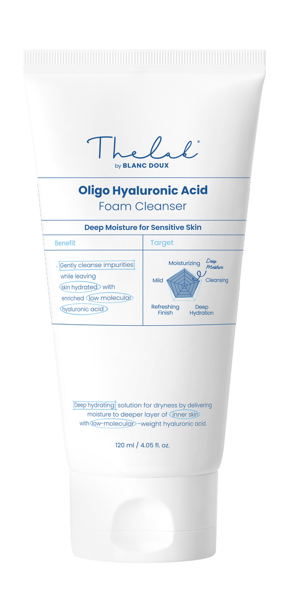 THE LAB by BLANC DOUX Oligo Hyaluronic Acid Foam Cleanser 120ml