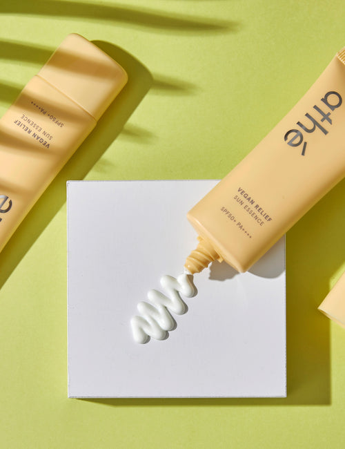 athe Vegan Relief Sun Essence 40ml - texture swatch