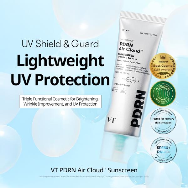 VT Cosmetics PDRN Air Cloud Sunscreen 50ml product image
