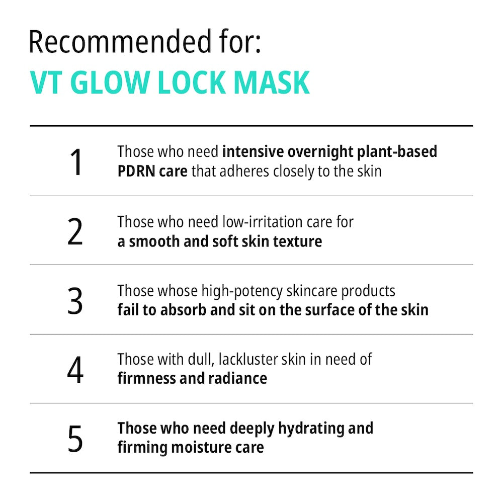 VT Cosmetics Glow Lock Mask 100ml