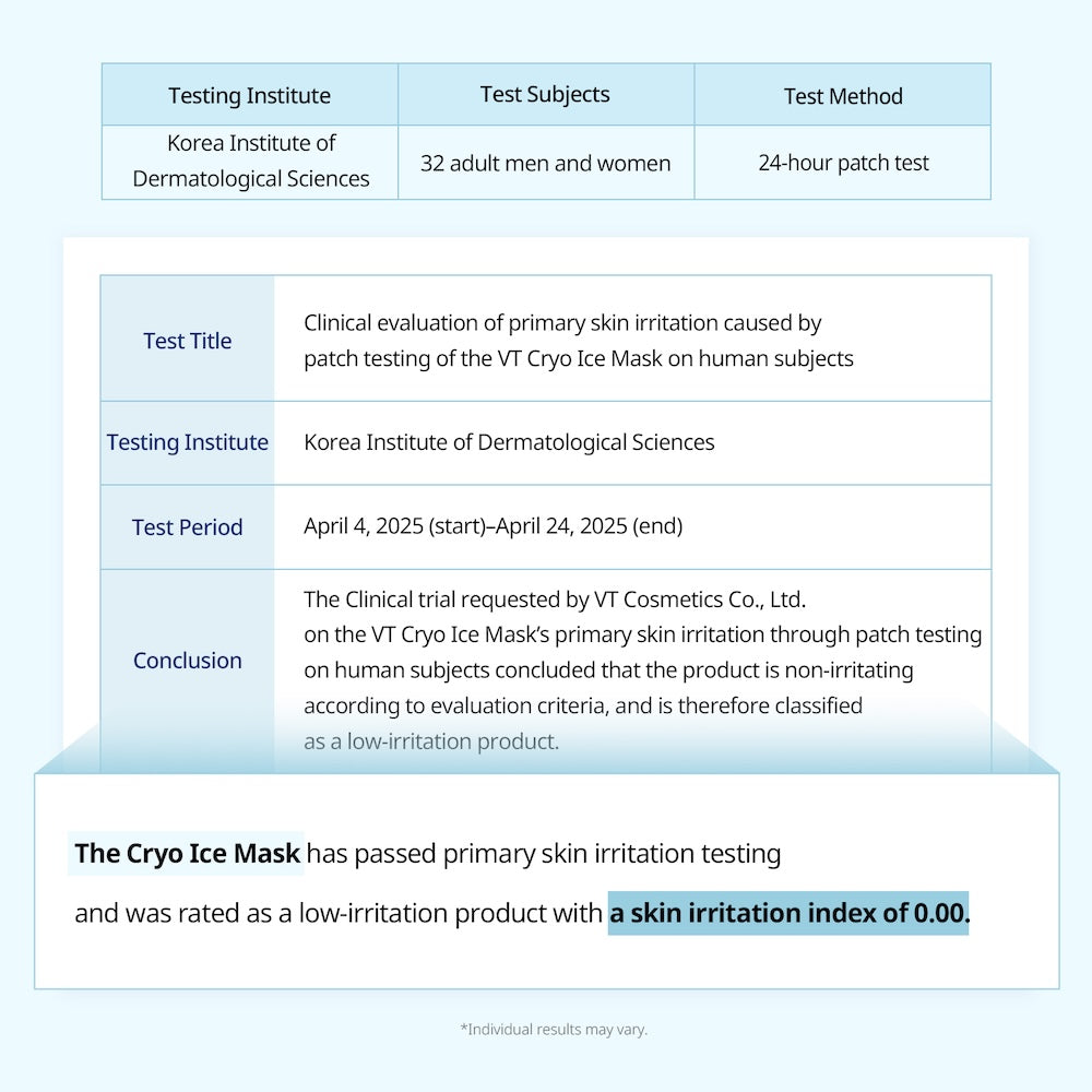 VT Cosmetics Cryo Ice Mask