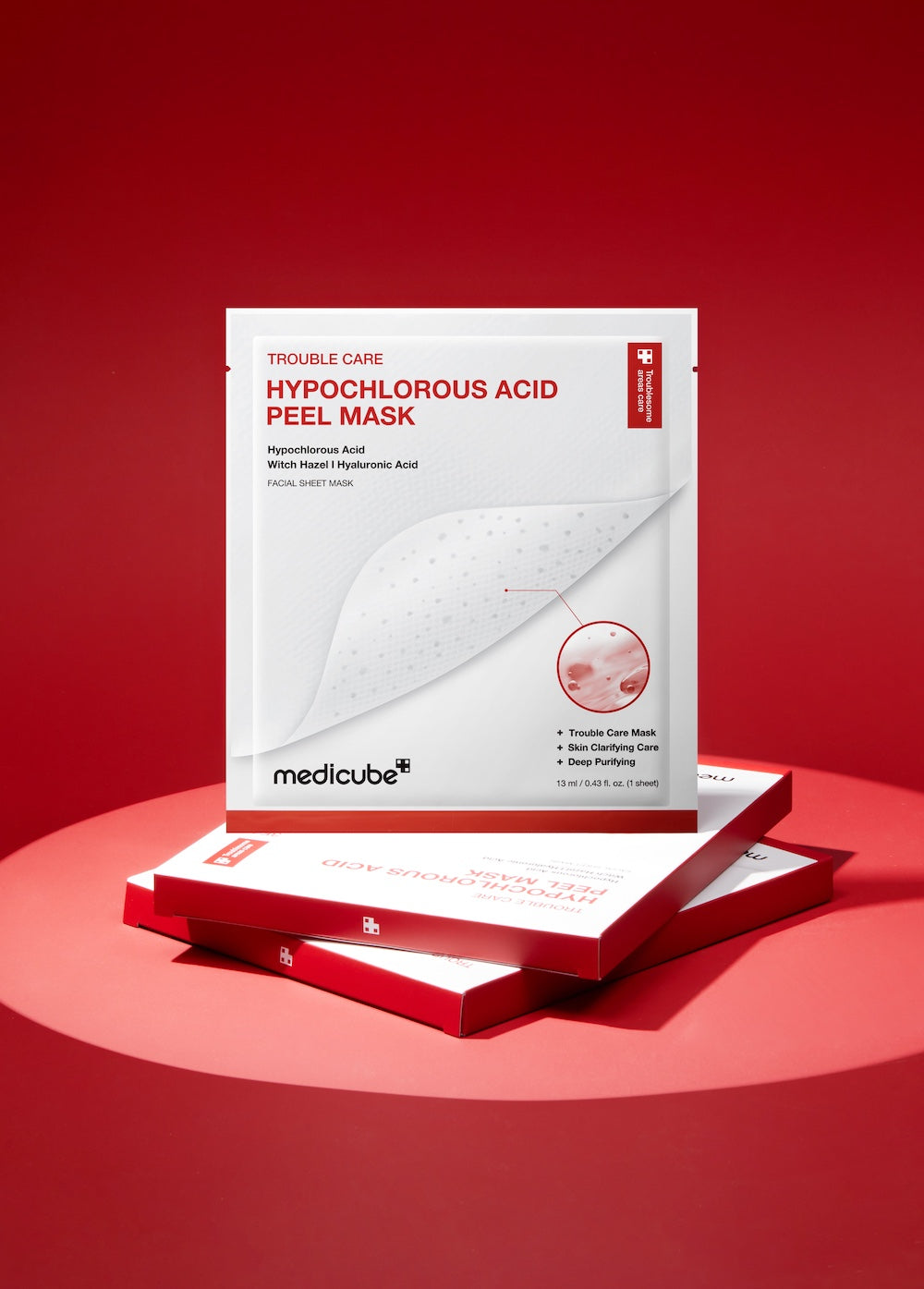 Medicube Hypochlorous Peel Mask Hypochlorous Acid sebum care ingredients