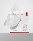 Medicube Peel Mask peel-off result showing collected impurities