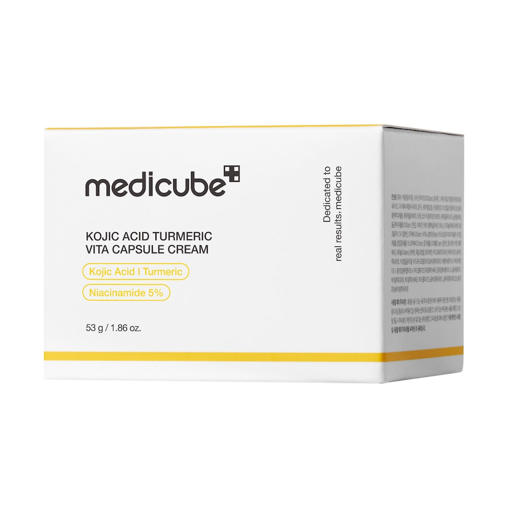 Medicube Kojic Acid Turmeric Capsule Cream hydrating brightening benefits