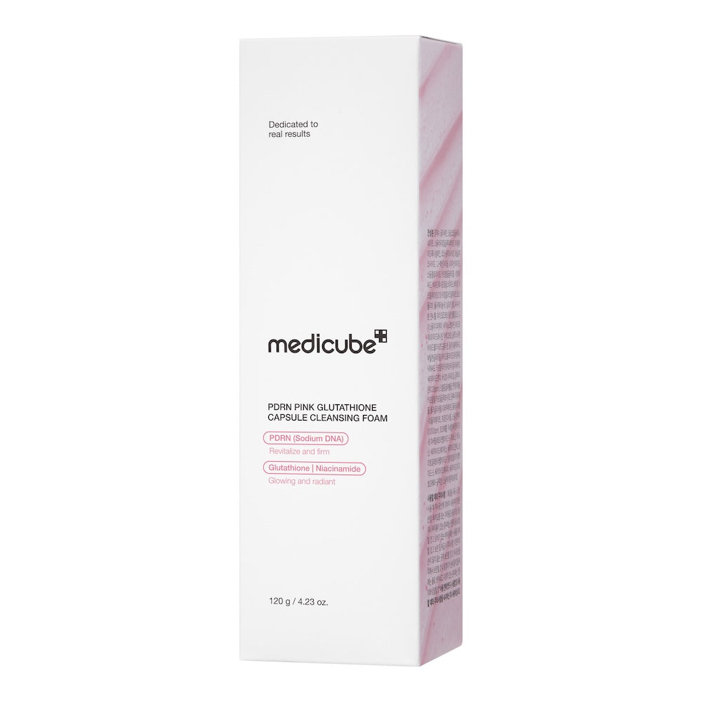 Medicube Capsule Cleansing Foam packaging detail and ingredients