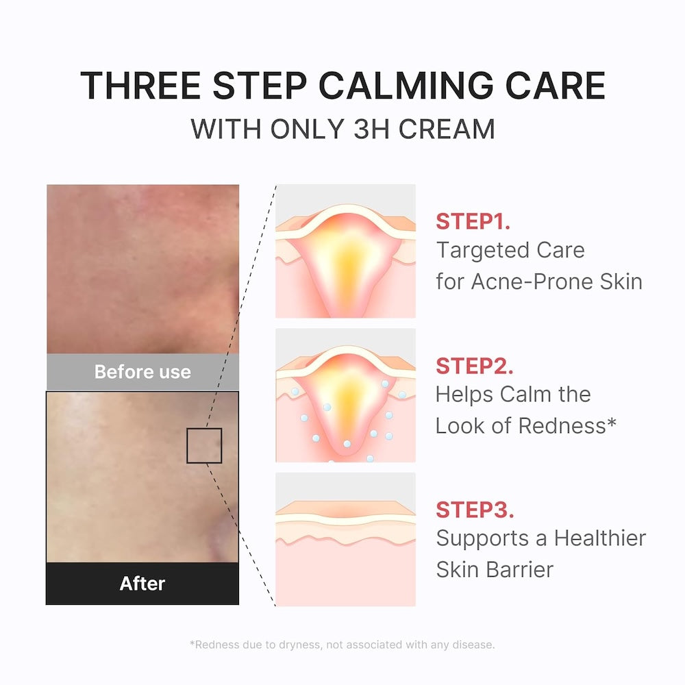 Medicube Hypochlorous 3H Relief Cream lightweight non-sticky formula