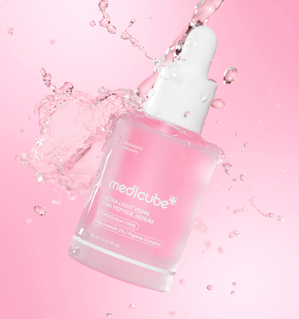 Medicube Pink Peptide Serum radiance and even skin tone benefits