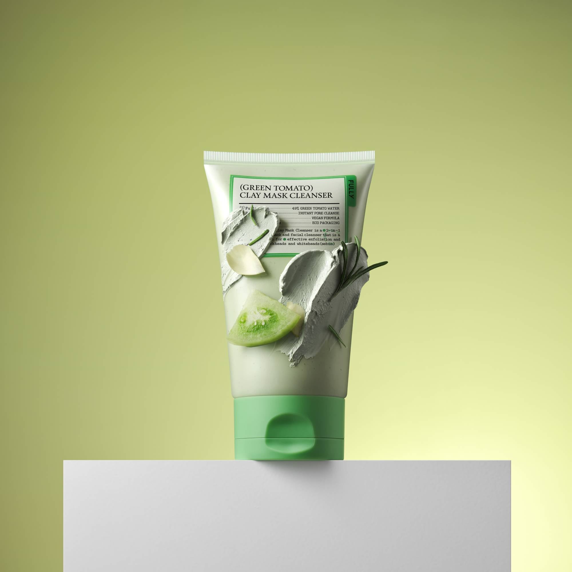 FULLY Green Tomato Clay Mask Cleanser 120ml - detail image 4