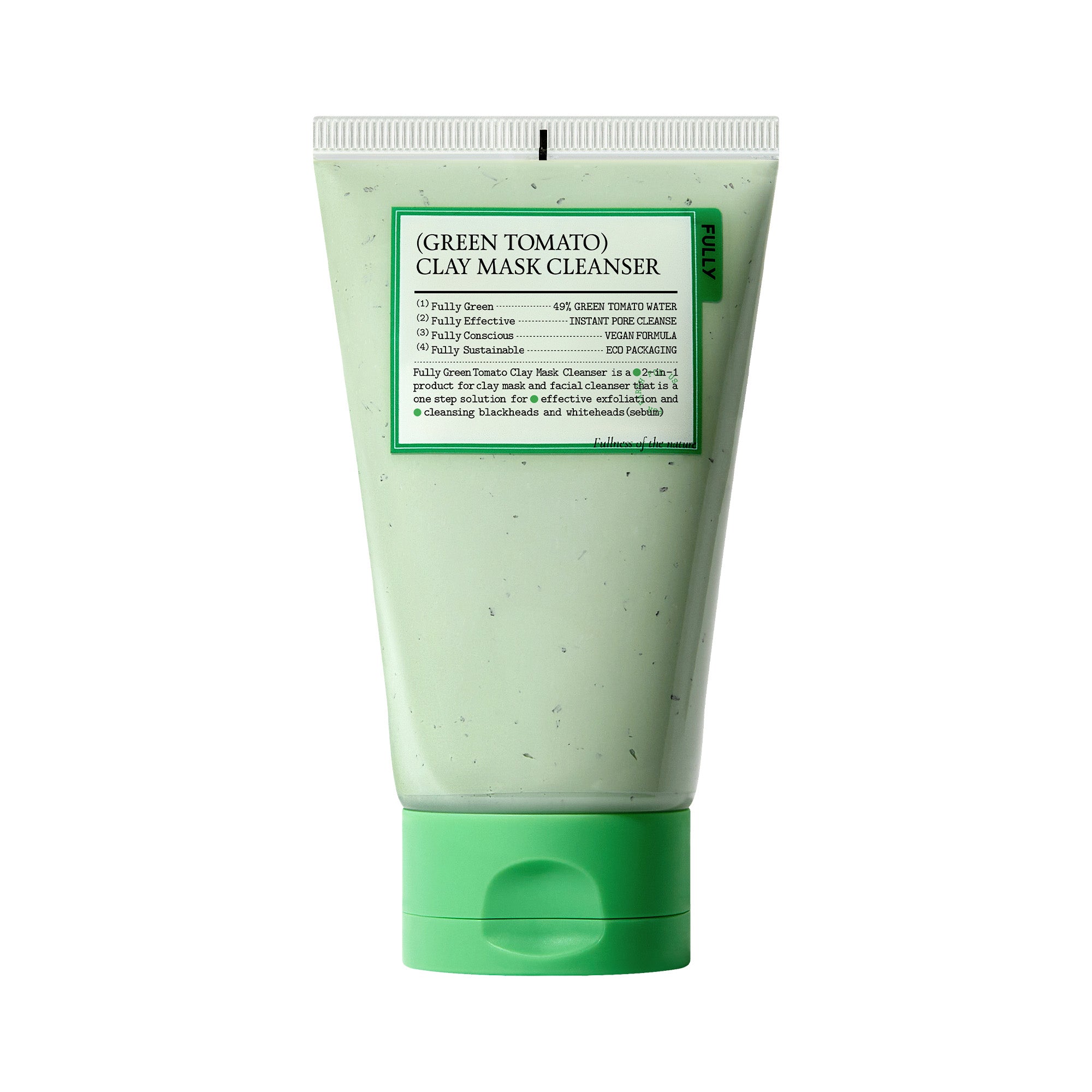 FULLY Green Tomato Clay Mask Cleanser 120ml - detail image 2