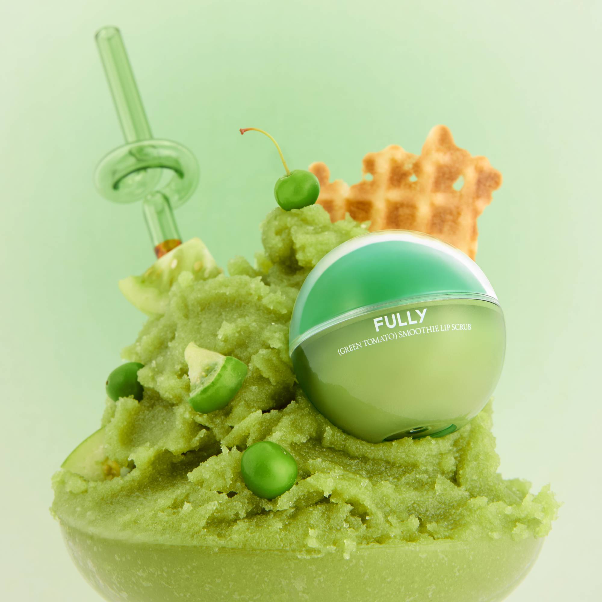 FULLY Green Tomato Smoothie Lip Scrub 12g - detail image 4