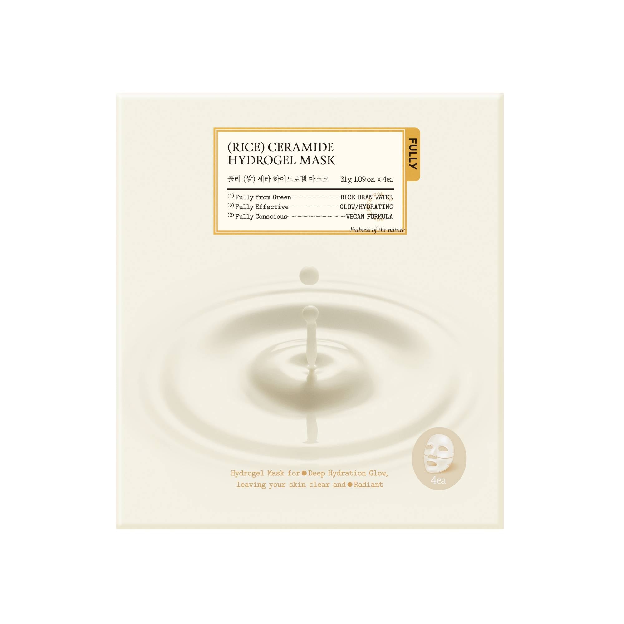 FULLY Rice Ceramide Hydrogel Mask 4ea - detail image 2