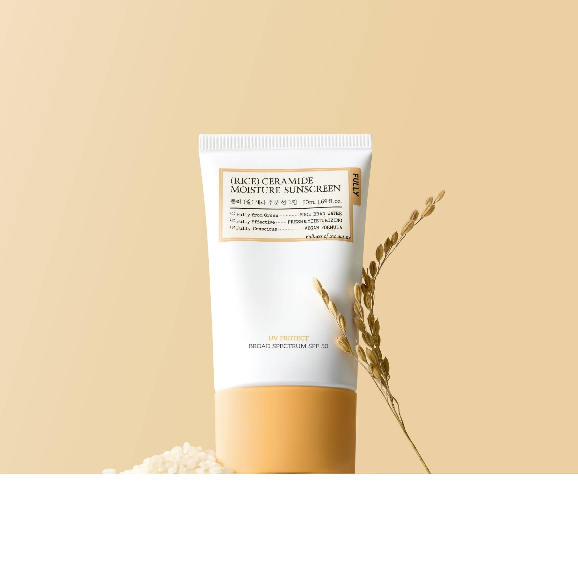FULLY Rice Ceramide Moisture Sunscreen 50ml - detail image 4