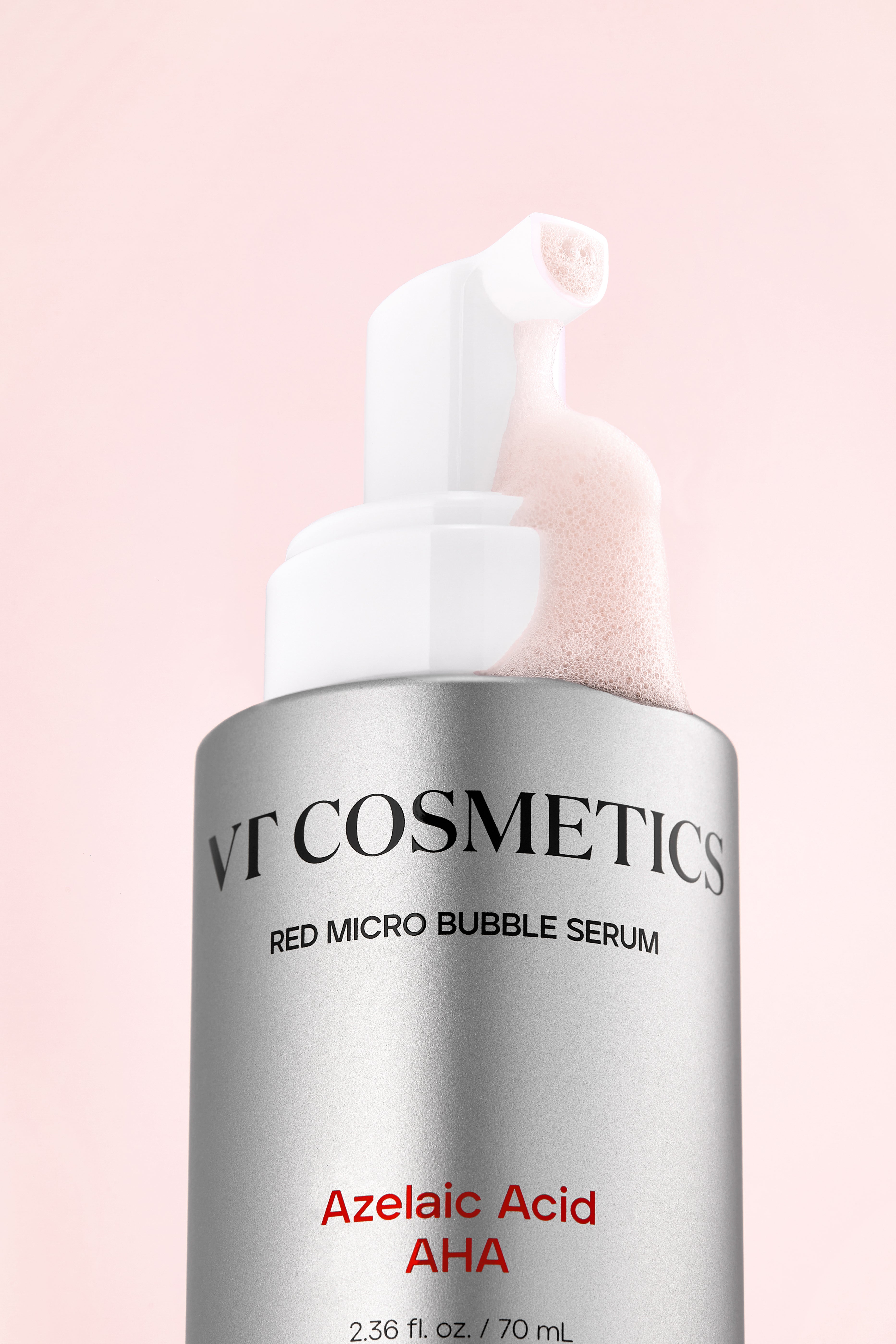 VT Cosmetics AZ AHA Red Micro Bubble Serum 70ml product view 3