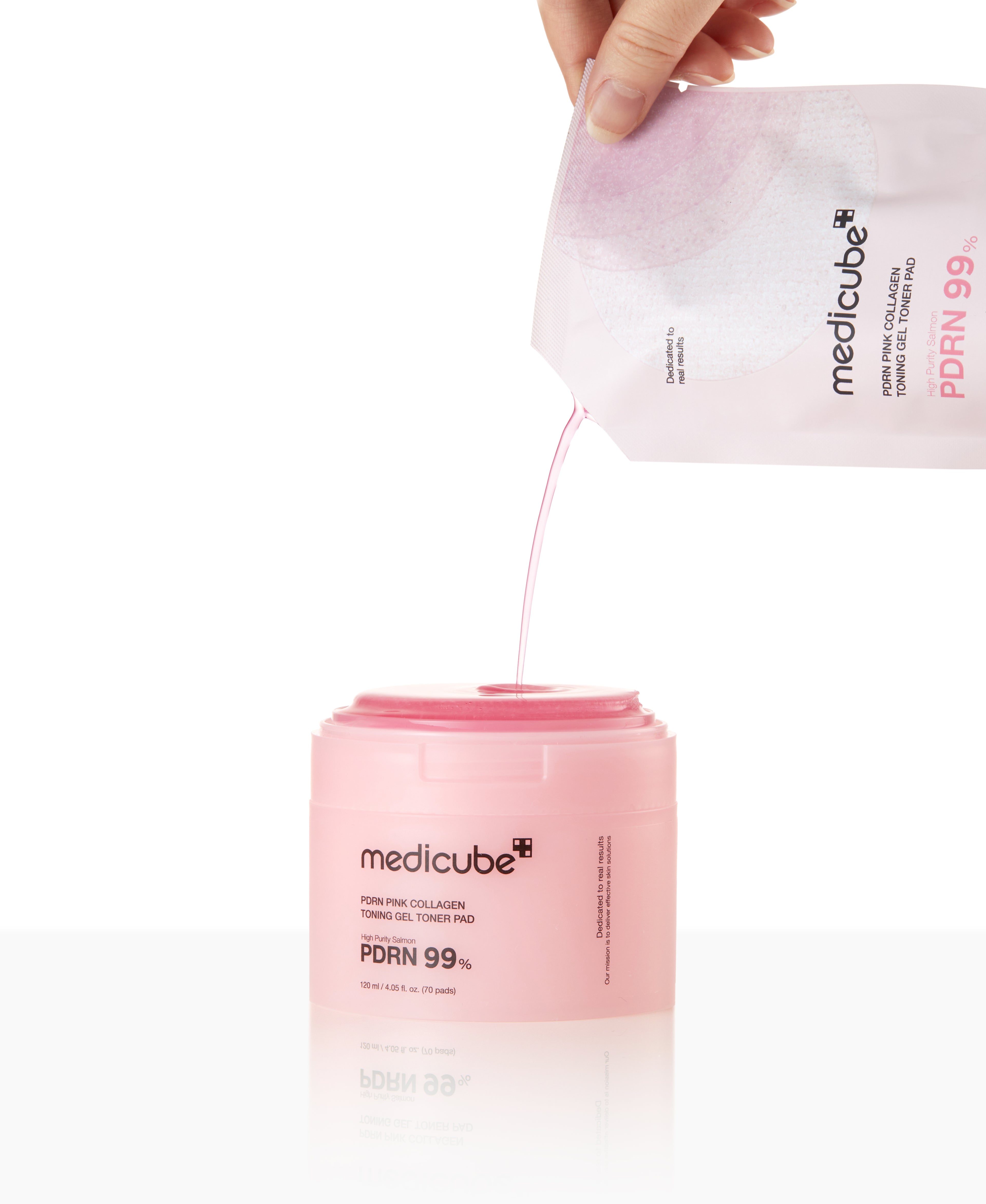 Medicube PDRN Pink Collagen Toning Gel Pad 70pcs