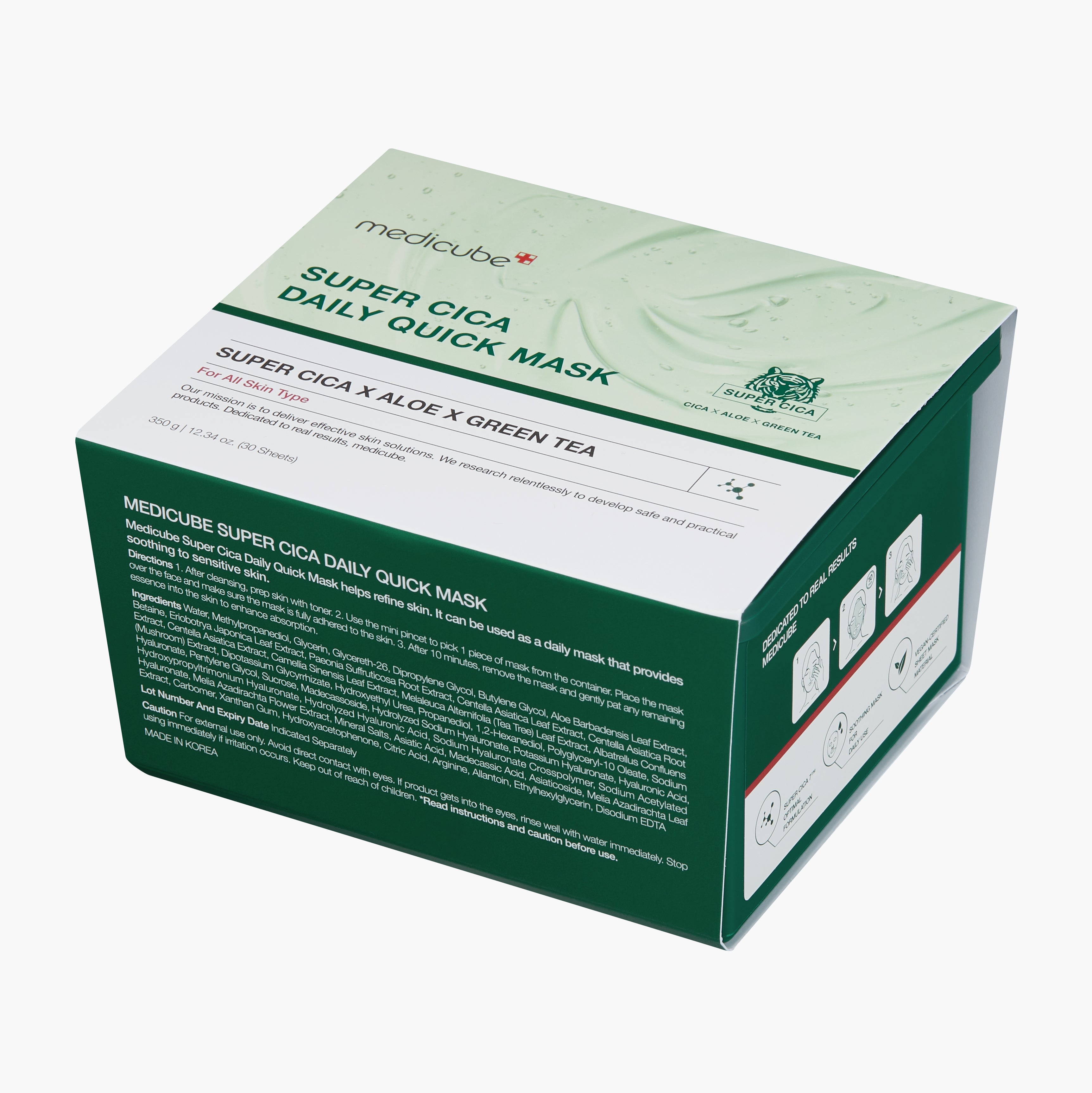 Medicube Super Cica Daily Quick Mask 30pcs