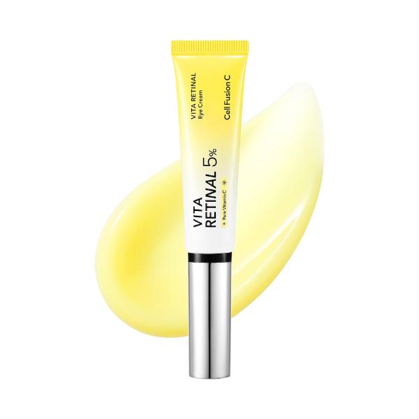Cell Fusion C Toning C Vita Retinal Eye Cream 20ml, product packaging and full size