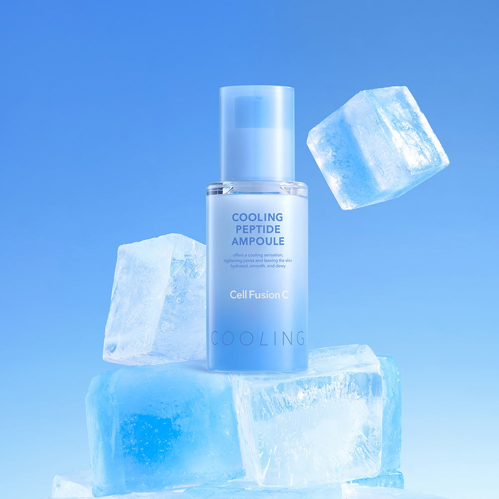 Cell Fusion C Cooling Peptide Ampoule 30ml, hero ingredients and benefits