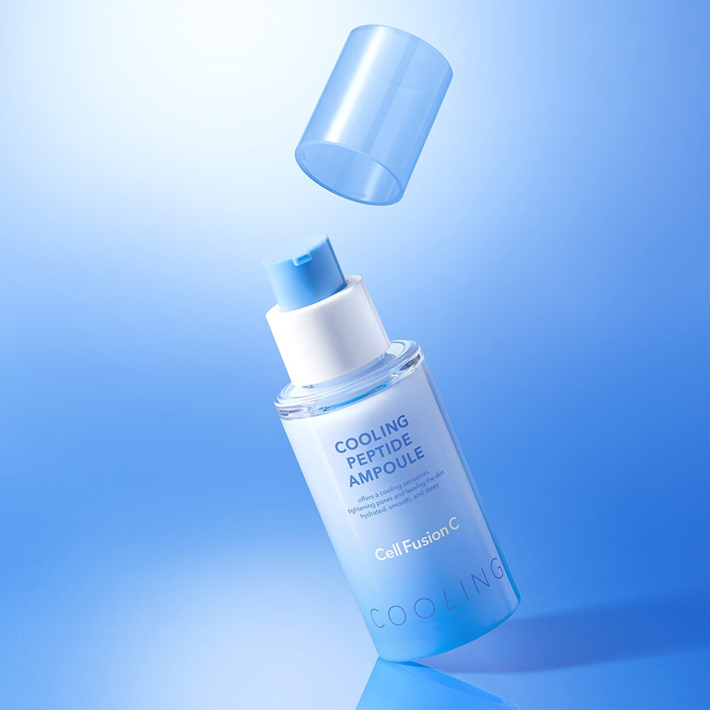 Cell Fusion C Cooling Peptide Ampoule 30ml, application and routine step