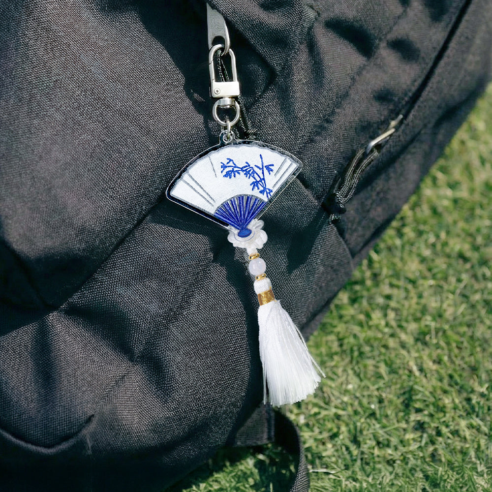 Pyunkang Yul K-Object Keyring Hanji Fan