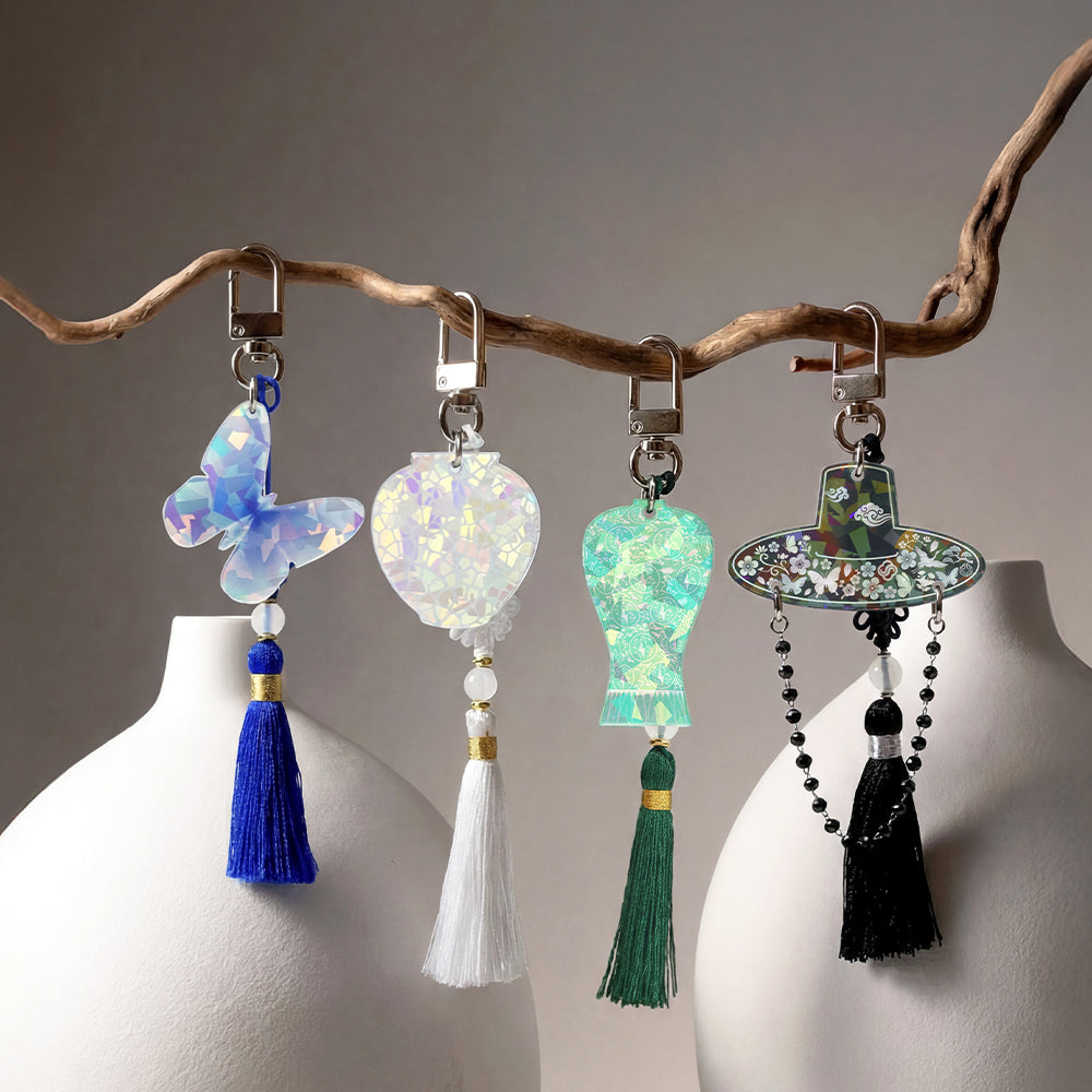 Pyunkang Yul K-Object Keyring Mother-of-Pearl Gat
