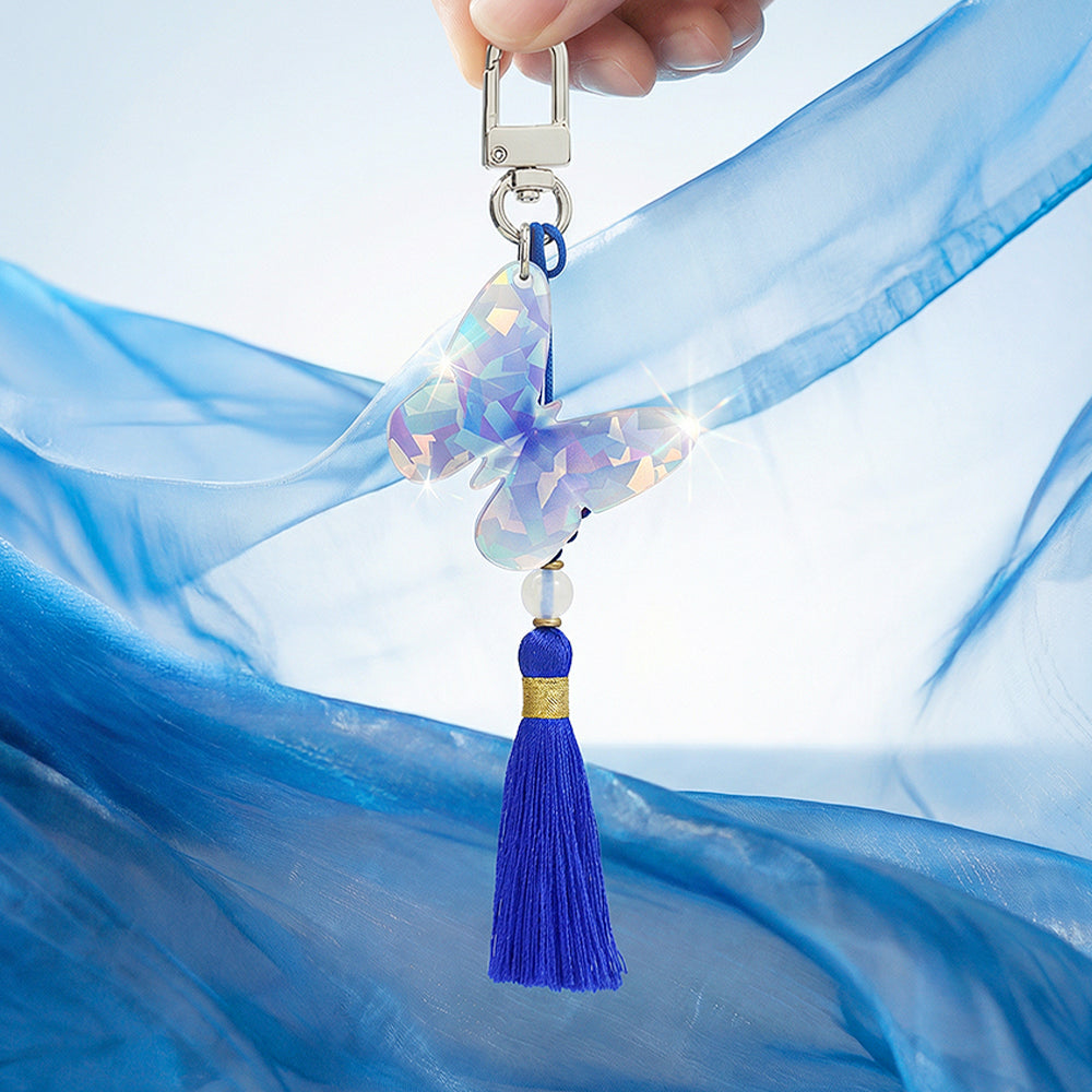 Pyunkang Yul K-Object Keyring Indigo Butterfly