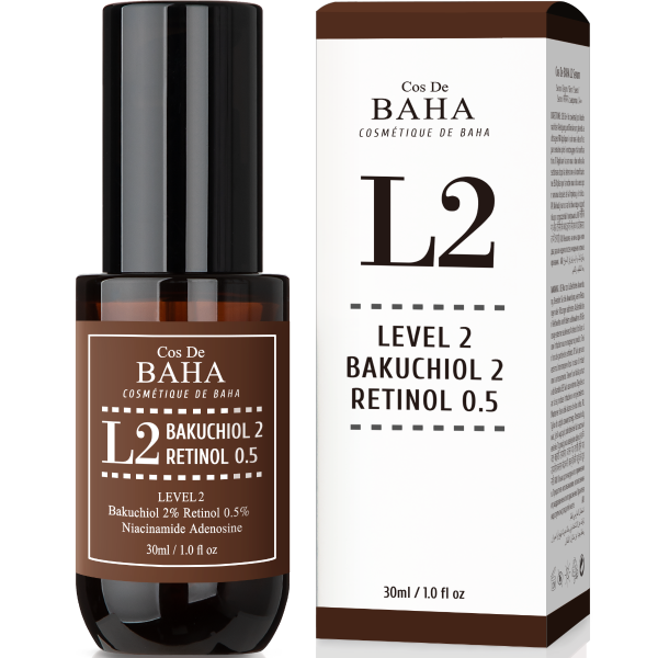 Cos De Baha L2 Bakuchiol 2% Retinol 0.5% Serum 30ml